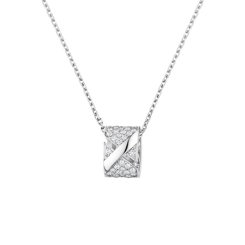 [Super CiCi ]LIENS EVIDENCE DIAMOND PAVED NECKLACE