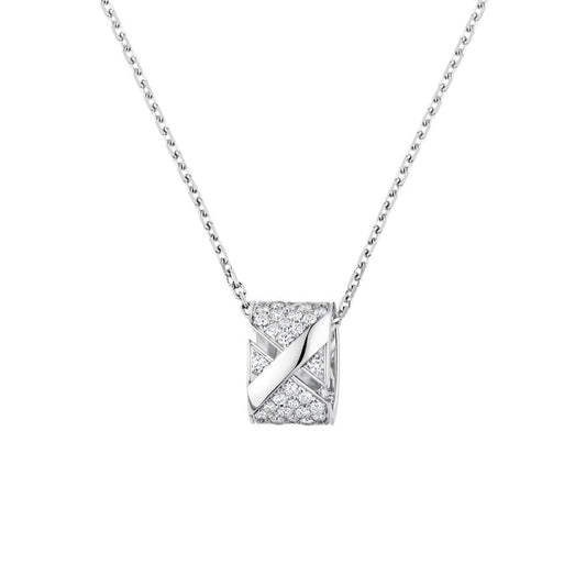 [Super CiCi ]LIENS EVIDENCE DIAMOND PAVED NECKLACE