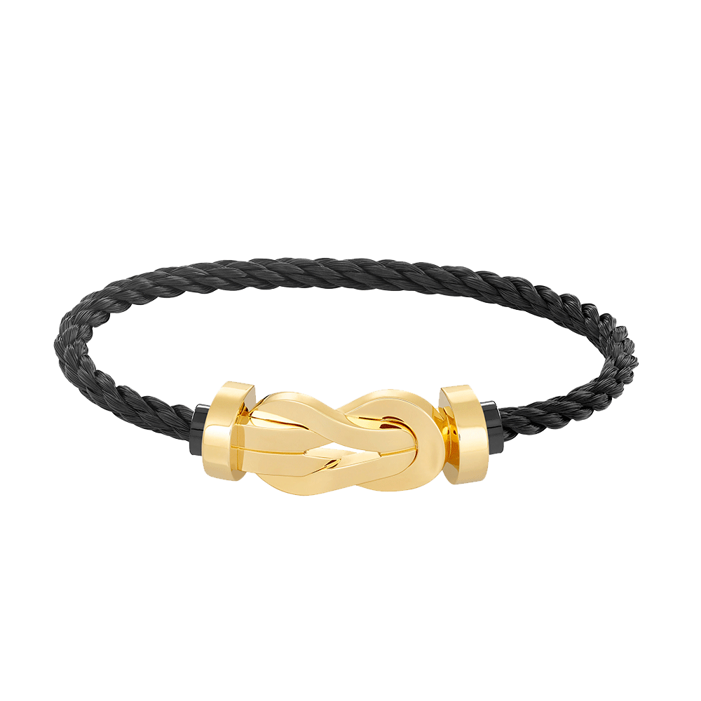 [Super CiCi ]CHANCE LARGE 8 FIGURE BUCKLE NO DIAMOND BRACELET GOLD