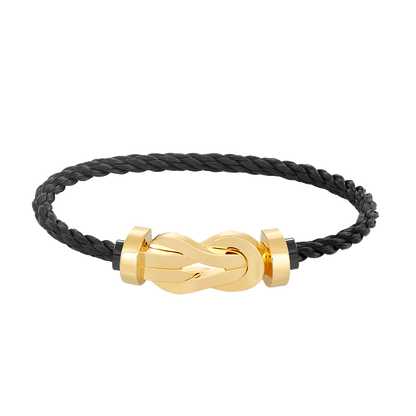 [Super CiCi ]CHANCE LARGE 8 FIGURE BUCKLE NO DIAMOND BRACELET GOLD