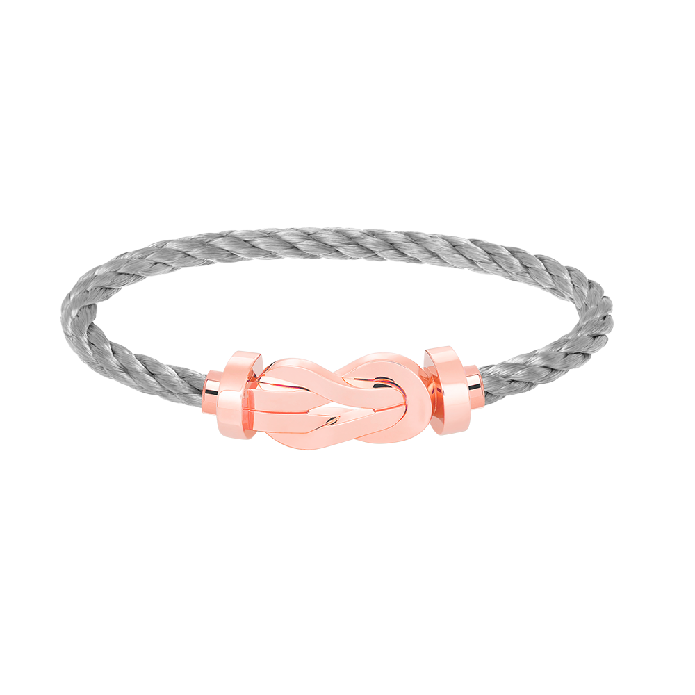 [Super CiCi ]CHANCE LARGE 8 FIGURE BUCKLE NO DIAMOND BRACELET ROSE GOLD