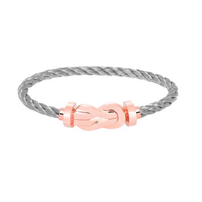 [Super CiCi ]CHANCE LARGE 8 FIGURE BUCKLE NO DIAMOND BRACELET ROSE GOLD