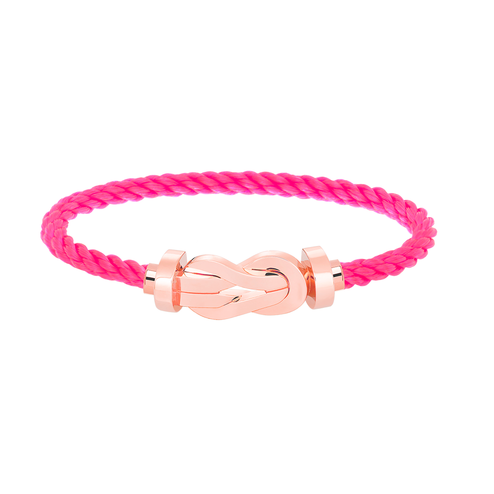 [Super CiCi ]CHANCE LARGE 8 FIGURE BUCKLE NO DIAMOND BRACELET ROSE GOLD