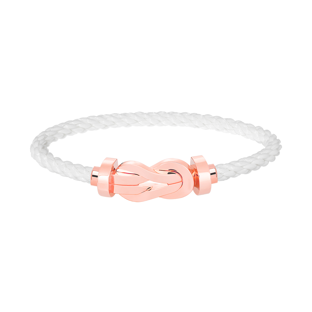 [Super CiCi ]CHANCE LARGE 8 FIGURE BUCKLE NO DIAMOND BRACELET ROSE GOLD