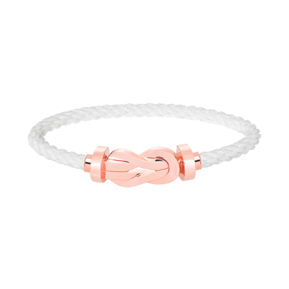 [Super CiCi ]CHANCE LARGE 8 FIGURE BUCKLE NO DIAMOND BRACELET ROSE GOLD