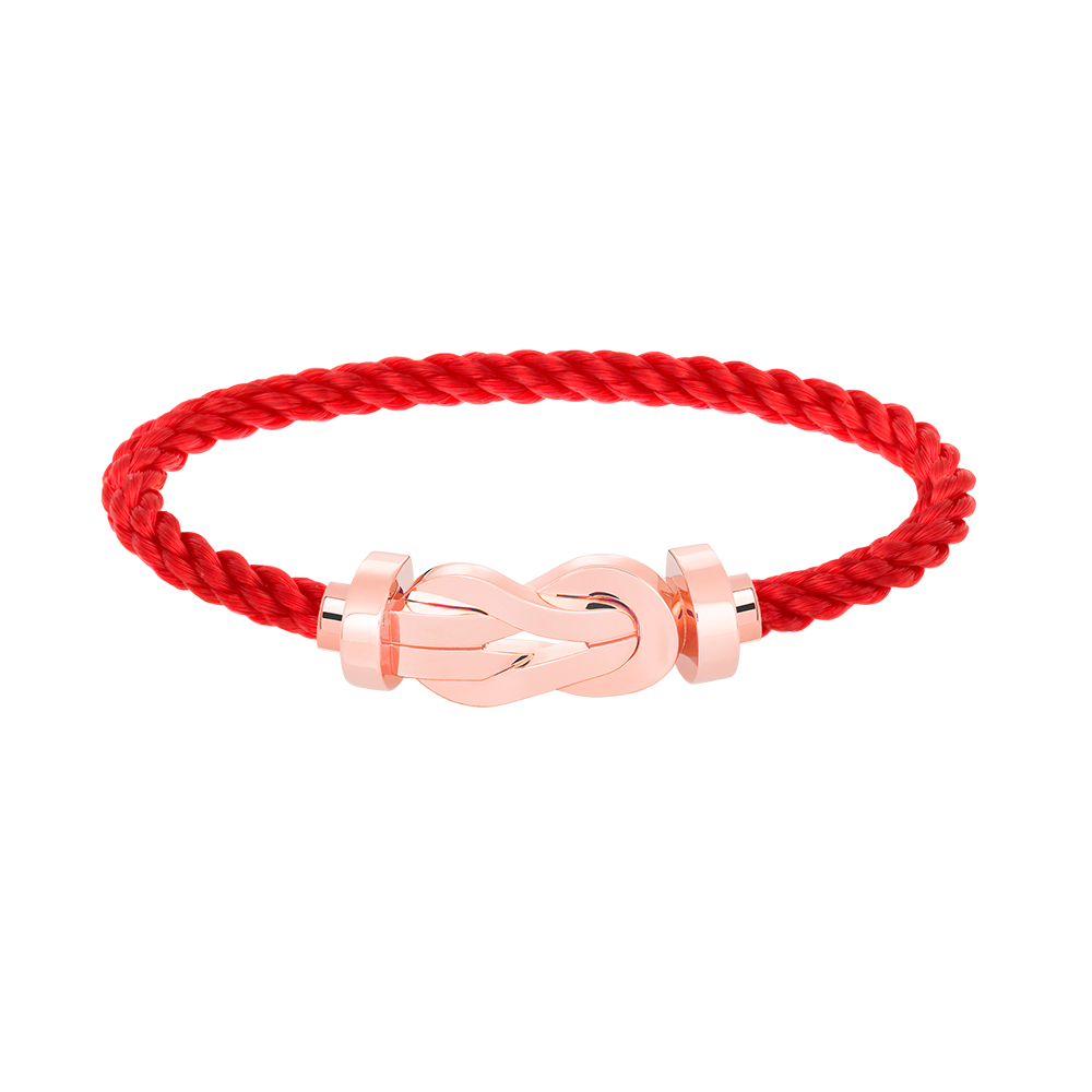 [Super CiCi ]CHANCE LARGE 8 FIGURE BUCKLE NO DIAMOND BRACELET ROSE GOLD