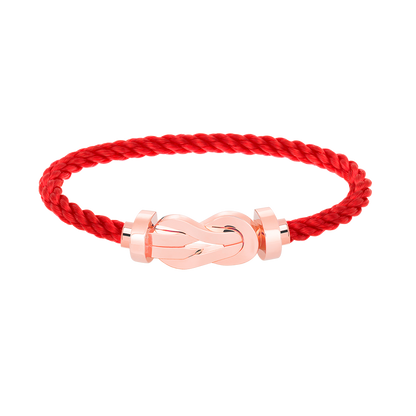 [Super CiCi ]CHANCE LARGE 8 FIGURE BUCKLE NO DIAMOND BRACELET ROSE GOLD