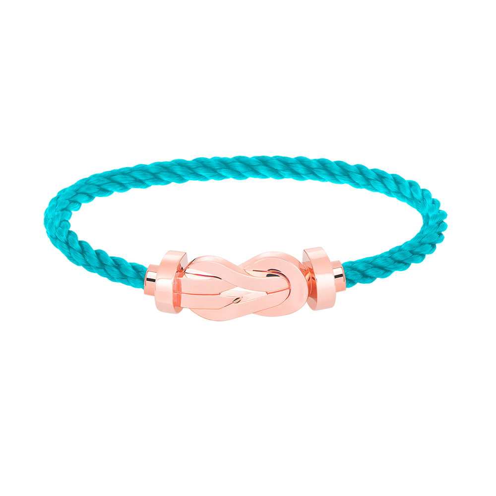 [Super CiCi ]CHANCE LARGE 8 FIGURE BUCKLE NO DIAMOND BRACELET ROSE GOLD