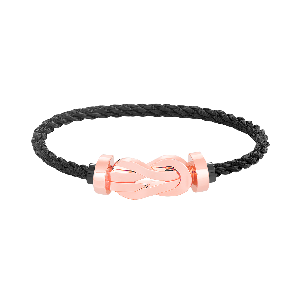 [Super CiCi ]CHANCE LARGE 8 FIGURE BUCKLE NO DIAMOND BRACELET ROSE GOLD