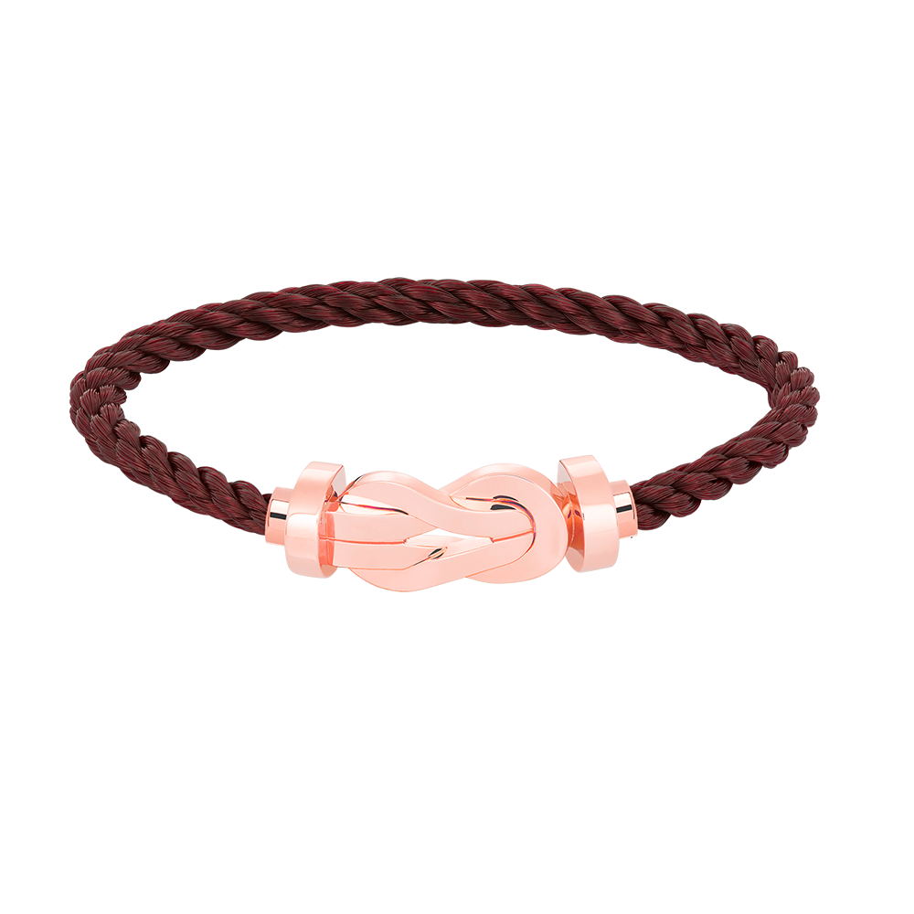 [Super CiCi ]CHANCE LARGE 8 FIGURE BUCKLE NO DIAMOND BRACELET ROSE GOLD