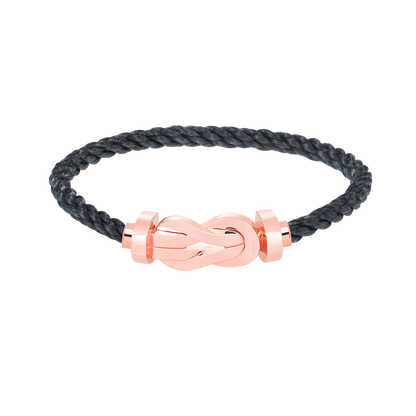 [Super CiCi ]CHANCE LARGE 8 FIGURE BUCKLE NO DIAMOND BRACELET ROSE GOLD