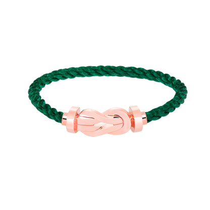 [Super CiCi ]CHANCE LARGE 8 FIGURE BUCKLE NO DIAMOND BRACELET ROSE GOLD