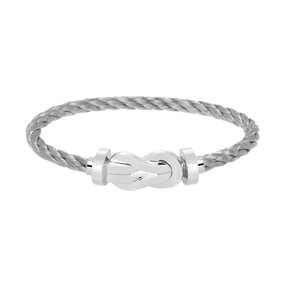 [Super CiCi ]CHANCE LARGE 8 FIGURE BUCKLE NO DIAMOND BRACELET SILVER