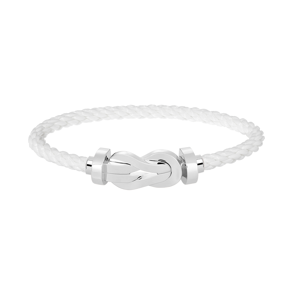 [Super CiCi ]CHANCE LARGE 8 FIGURE BUCKLE NO DIAMOND BRACELET SILVER