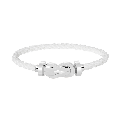 [Super CiCi ]CHANCE LARGE 8 FIGURE BUCKLE NO DIAMOND BRACELET SILVER