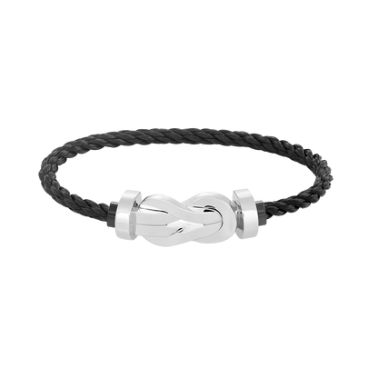 [Super CiCi ]CHANCE LARGE 8 FIGURE BUCKLE NO DIAMOND BRACELET SILVER