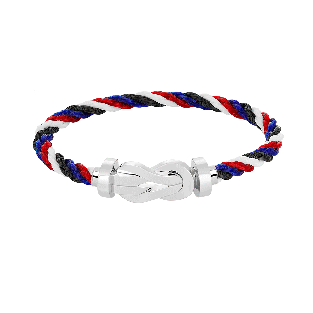 [Super CiCi ]CHANCE LARGE 8 FIGURE BUCKLE NO DIAMOND BRACELET SILVER