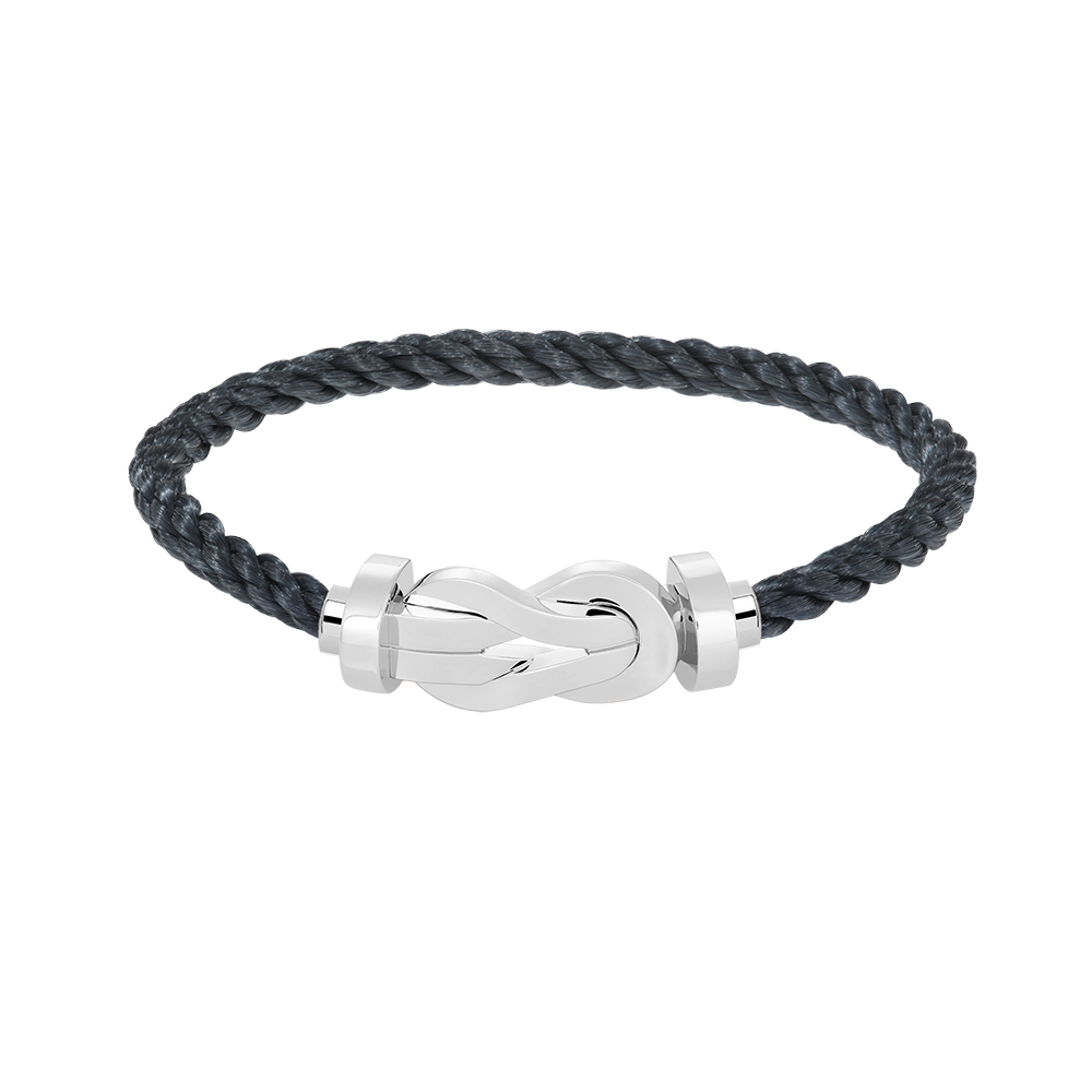 [Super CiCi ]CHANCE LARGE 8 FIGURE BUCKLE NO DIAMOND BRACELET SILVER