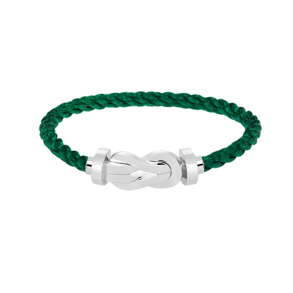 [Super CiCi ]CHANCE LARGE 8 FIGURE BUCKLE NO DIAMOND BRACELET SILVER