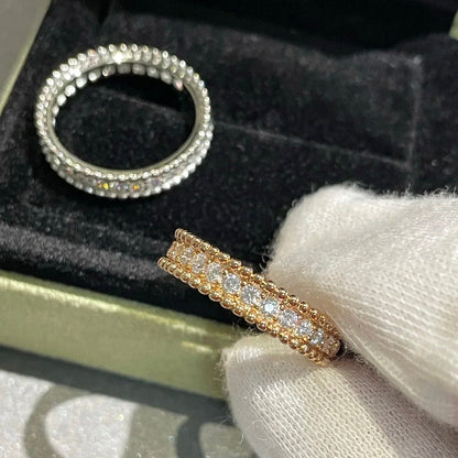 [Super CiCi ]PERLEE DIAMOND ROSE GOLD RING