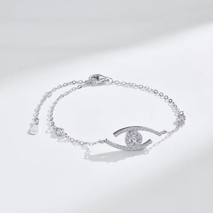 [Super CiCi]Lucky Eye Pave-Set Diamond Bracelet