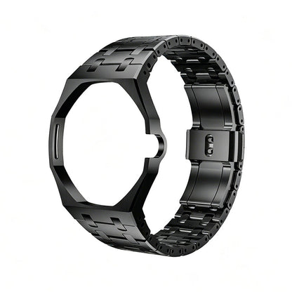 [Super CiCi]OAK POP BLACK STEEL CASE & SILICONE STRAP