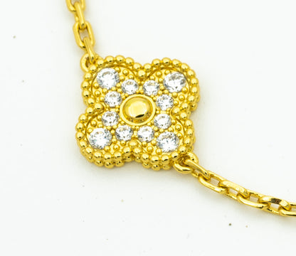 [Super CiCi ] CLOVER 5 MOTIF LASER BRACELET COLLECTION
