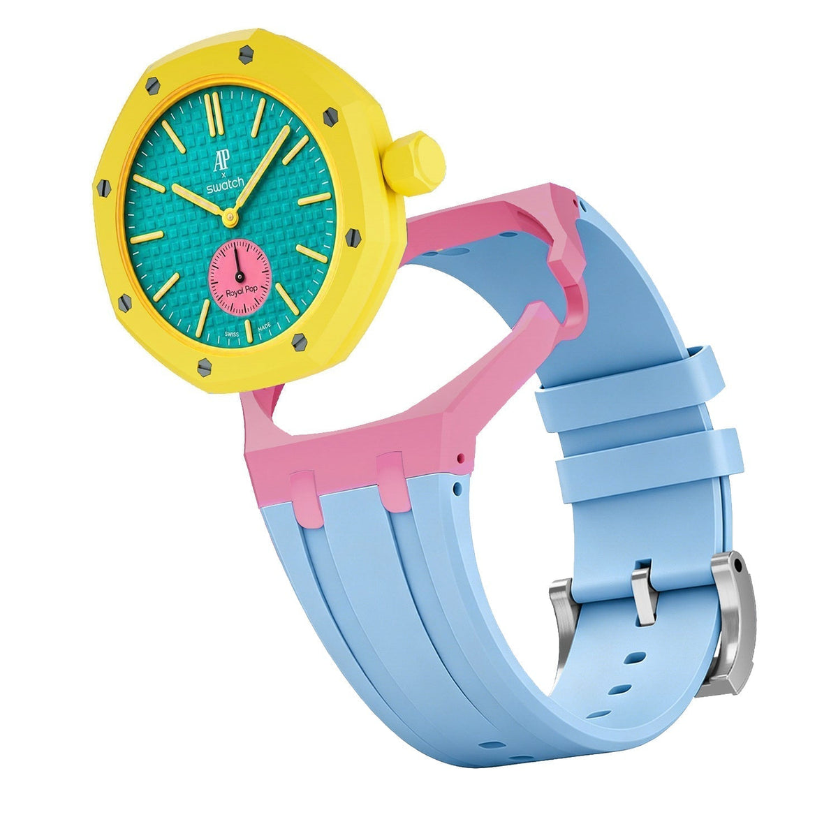 [Super CiCi]Royal Oak Pop Exclusive Bioceramic Case & Silicone Strap Mix Color
