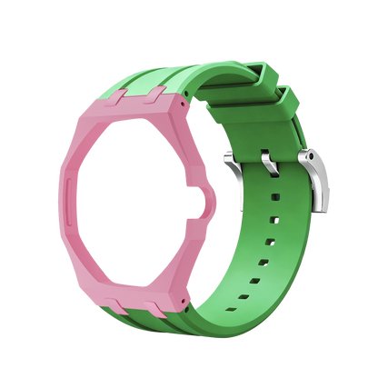 [Super CiCi]Royal Oak Pop Exclusive Bioceramic Case & Silicone Strap Mix Color