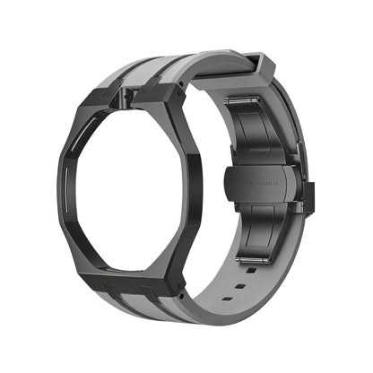 [Super CiCi]OAK POP BLACK STEEL CASE & SILICONE STRAP