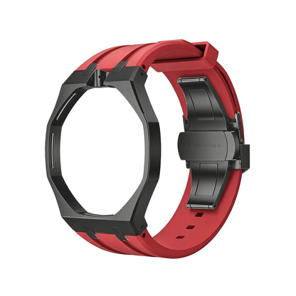 [Super CiCi]OAK POP BLACK STEEL CASE & SILICONE STRAP