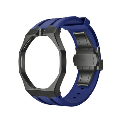 [Super CiCi]OAK POP BLACK STEEL CASE & SILICONE STRAP
