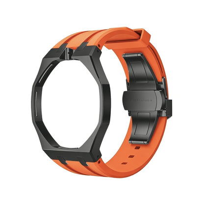 [Super CiCi]OAK POP BLACK STEEL CASE & SILICONE STRAP