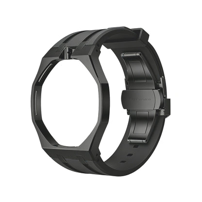 [Super CiCi]OAK POP BLACK STEEL CASE & SILICONE STRAP