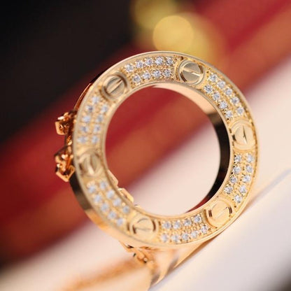 [Super CiCi ]LOVE NECKLACE ADJUSTABLE ROSE GOLD