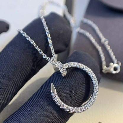 [Super CiCi ]JUSTE NECKLACE SILVER DIAMONDS