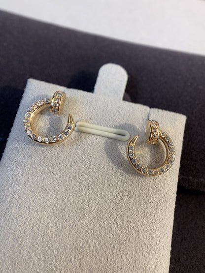 [Super CiCi ]JUSTE EARRINGS GOLD DIAMONDS