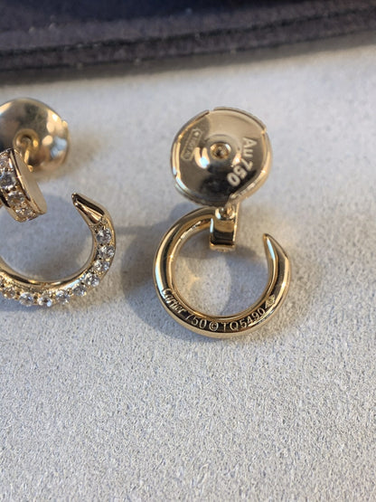[Super CiCi ]JUSTE EARRINGS GOLD DIAMONDS