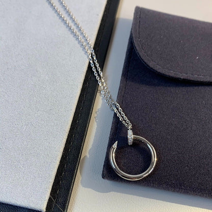 [Super CiCi ]JUSTE NECKLACE SILVER