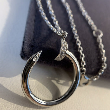 [Super CiCi ]JUSTE NECKLACE SILVER