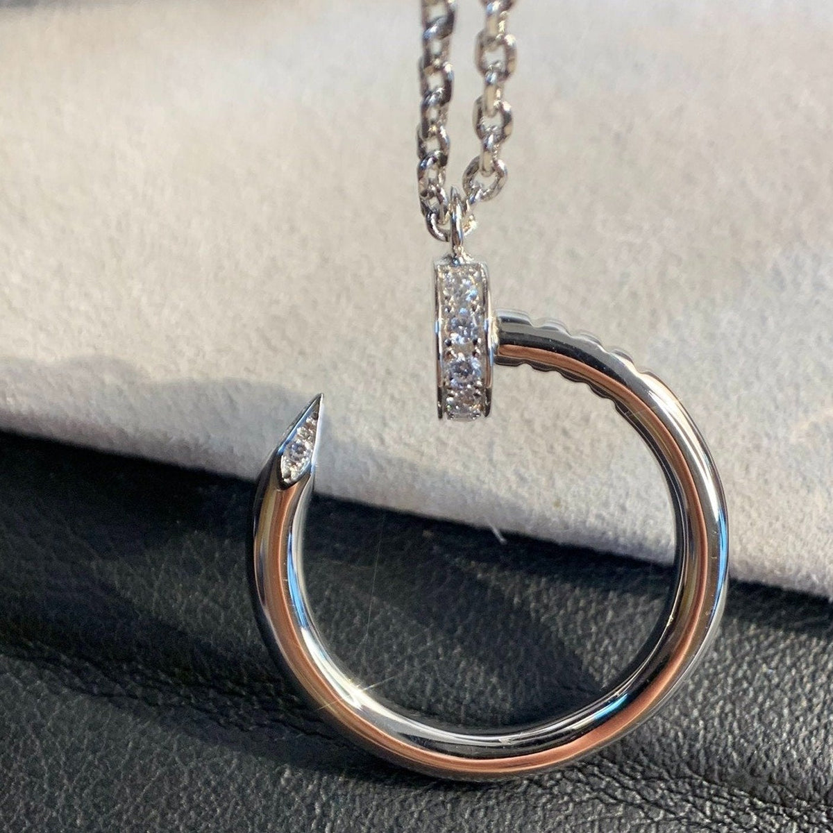 [Super CiCi ]JUSTE NECKLACE SILVER