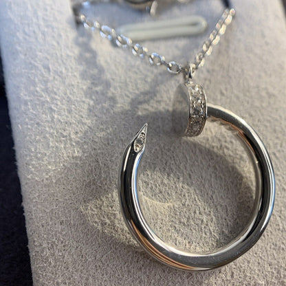 [Super CiCi ]JUSTE NECKLACE SILVER