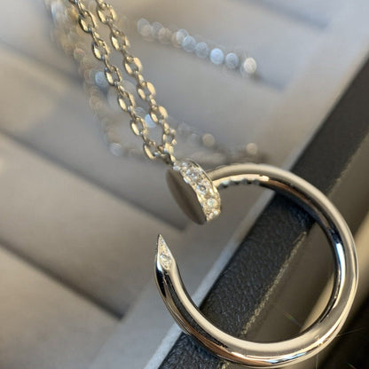 [Super CiCi ]JUSTE NECKLACE SILVER