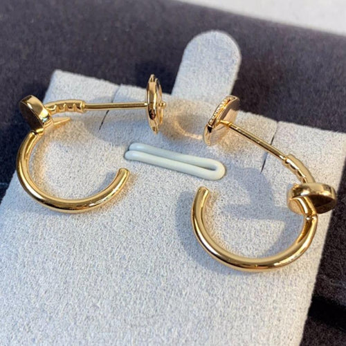 [Super CiCi ]JUSTE EARRINGS PINK GOLD