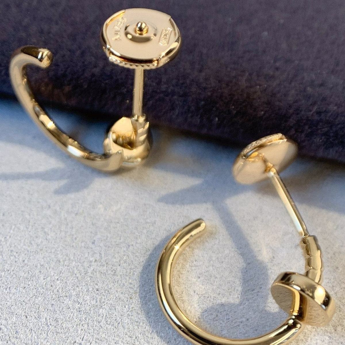 [Super CiCi ]JUSTE EARRINGS PINK GOLD