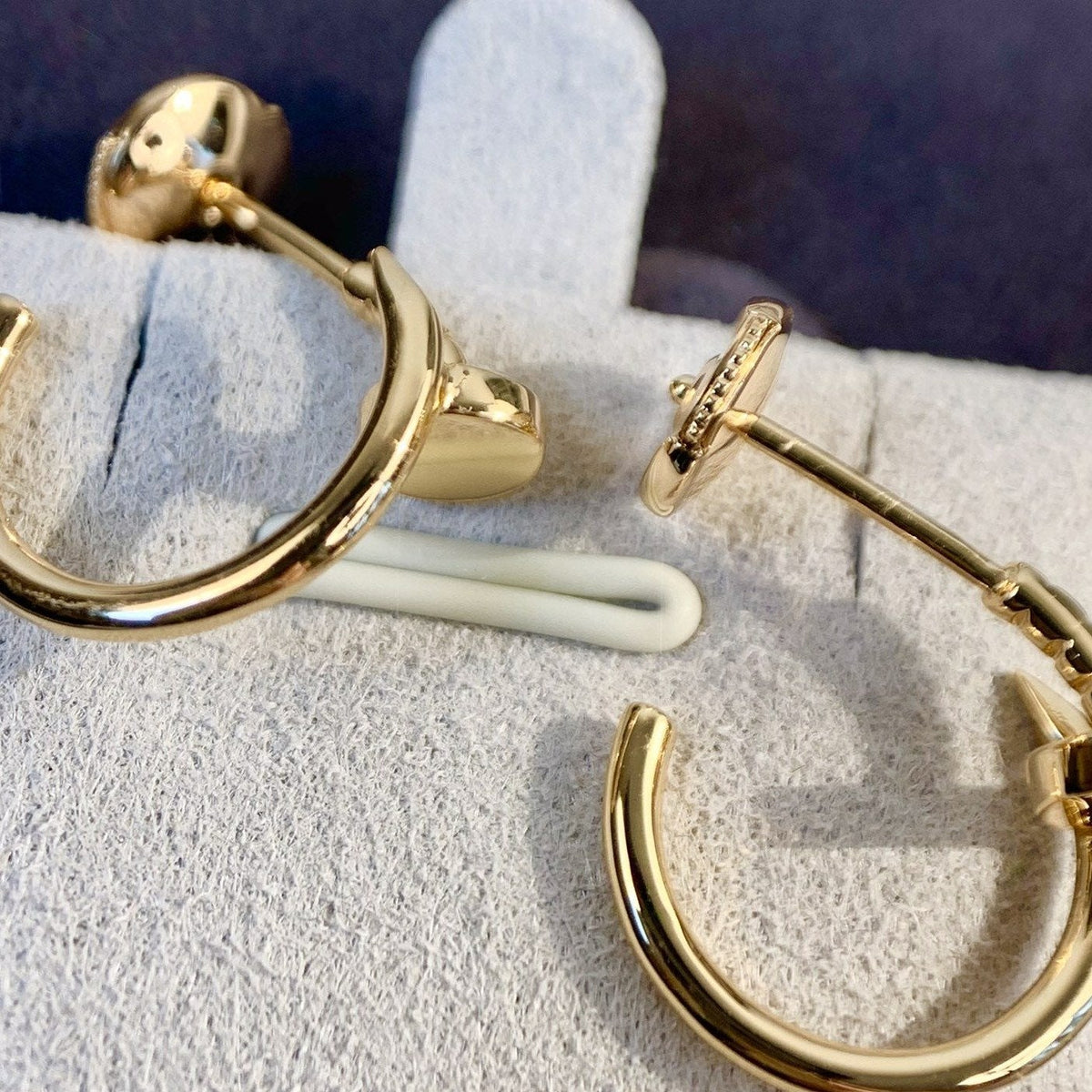 [Super CiCi ]JUSTE EARRINGS PINK GOLD