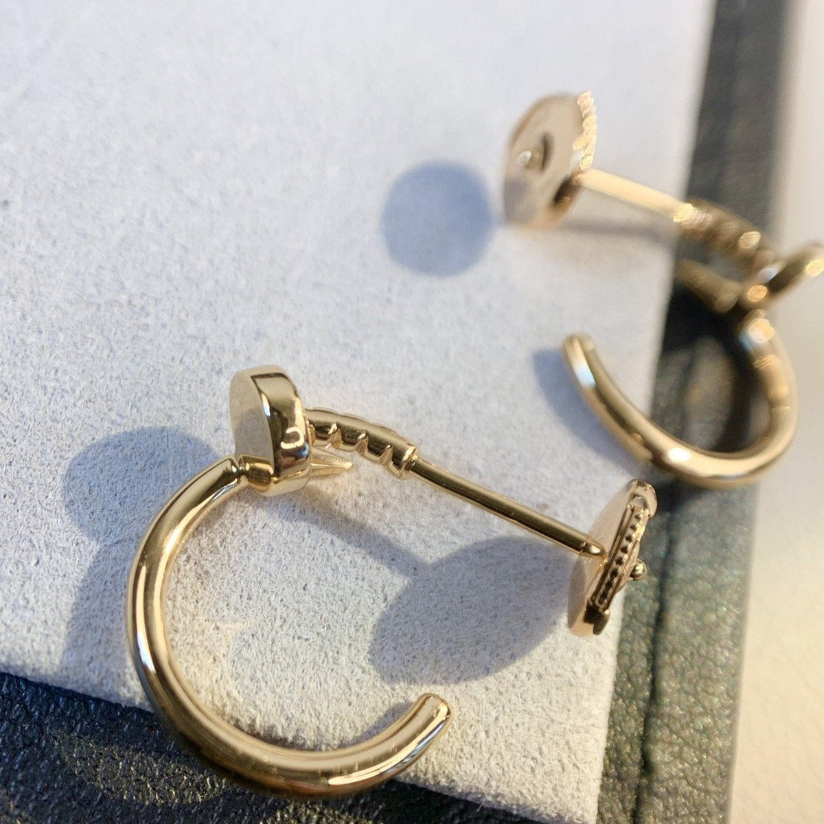 [Super CiCi ]JUSTE EARRINGS PINK GOLD
