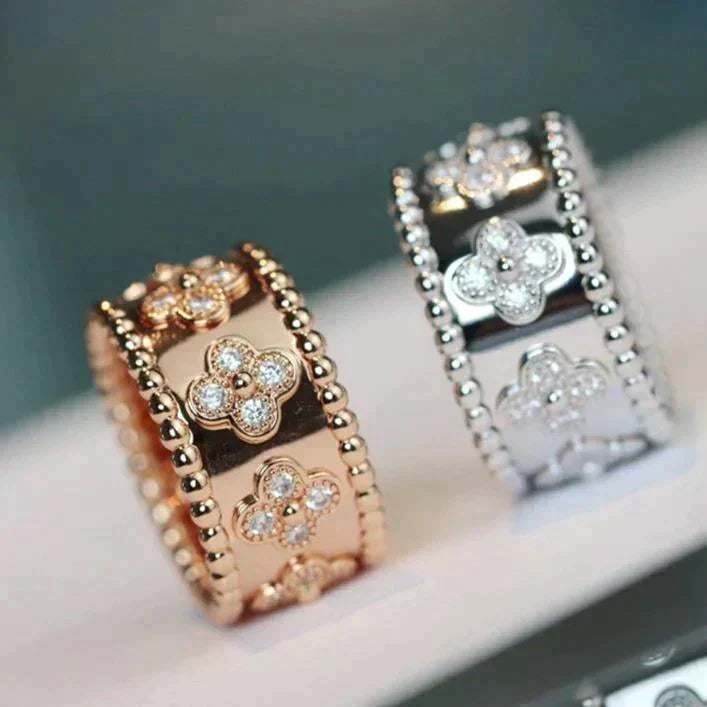 [Super CiCi ]CLOVER KALEIDOSCOPE RING 10MM