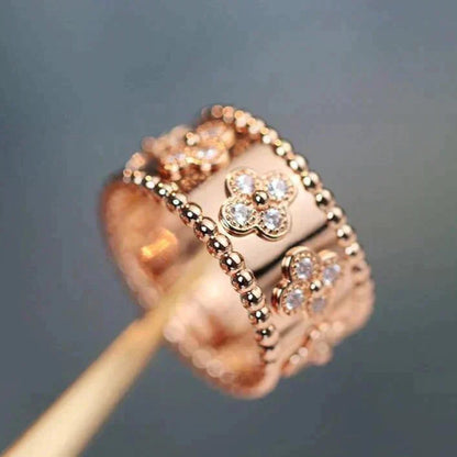 [Super CiCi ]CLOVER KALEIDOSCOPE RING 10MM