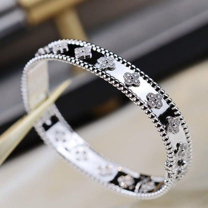 [Super CiCi ]CLOVER BRACELET 8MM DIAMONDS
